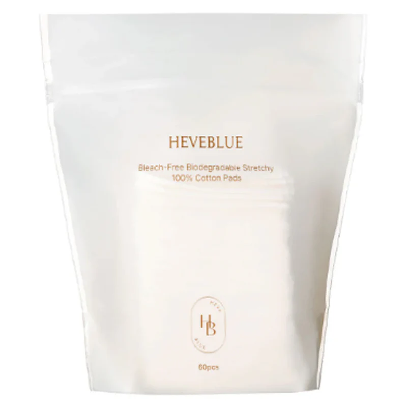 Bleach-Free Biodegradable Stretchy 100% Cotton Pads